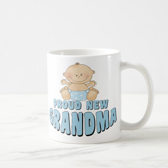 Mug T-shirt de grand-mère fière et nouvelle (Droite)