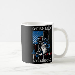 Mug T-shirt « De pêche officielement 5 ans » pour 5e a