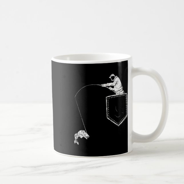 Mug T Shirt De Poche De Pêche Drôle Pour Papa  (Droite)
