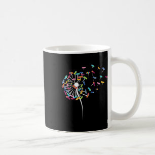 Mug T-shirt de surf en pantoufles de pissenlit pour la