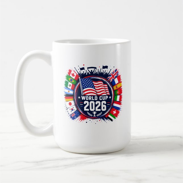 Mug T-shirt drapeau de tous les pays Coupe du monde de (Gauche)