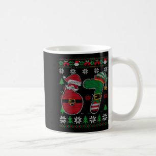 Mug T-shirt drôle 67 Meme 6 7 pour Noël pour garçons