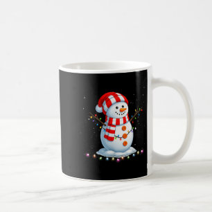 Mug T-shirt drôle de bonhomme de neige de Noël Santa m