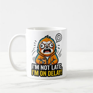 Mug T-shirt drôle de café de paresseux — Je ne suis pa
