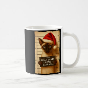 Mug T-shirt drôle de chat de Noël - Chapeau de Père No