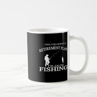 Mug T-shirt drôle de pêche à la retraite T-shirt de pê