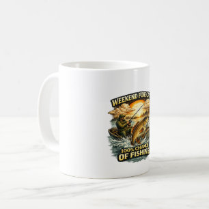 Mug T-shirt drôle de pêche – Prévisions de week-end 10