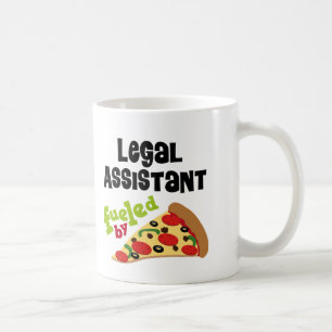 Mug T-shirt (drôle) de pizza d'assistant juridique
