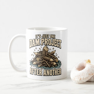 Mug T-shirt drôle de projet de barrage de castor avec