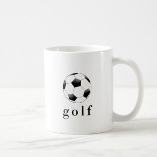 Mug T-Shirt drôle de sport Balle de football Golf