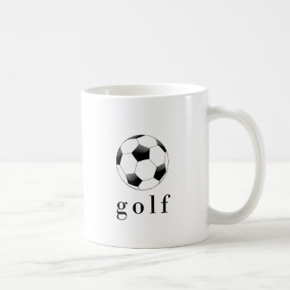 Mug T-Shirt drôle de sport Balle de football Golf