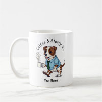 T-shirt drôle de Staffordshire Bull Terrier Café
