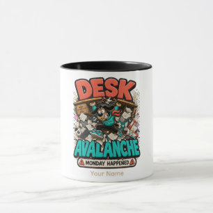 Mug T-Shirt drôle personnalisé Avalanche de bureau