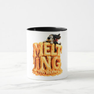 Mug T-Shirt Drôle Trop Chaud Ça Fond