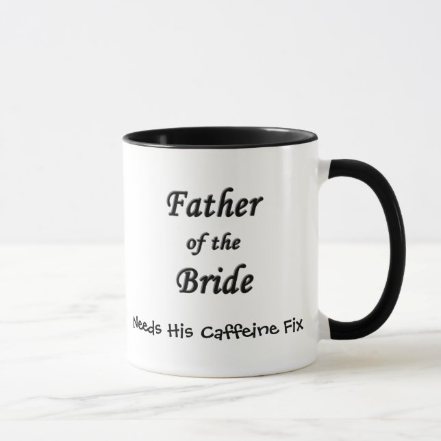 Mug T-Shirt du Père de la Mariée (Droite)