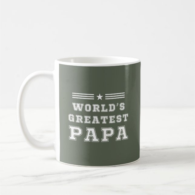 Mug T-shirt du plus grand papa du monde (Gauche)