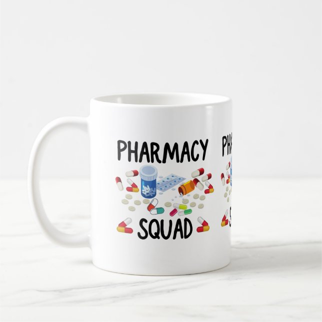 Mug T-Shirt, équipe de pharmacie (Gauche)