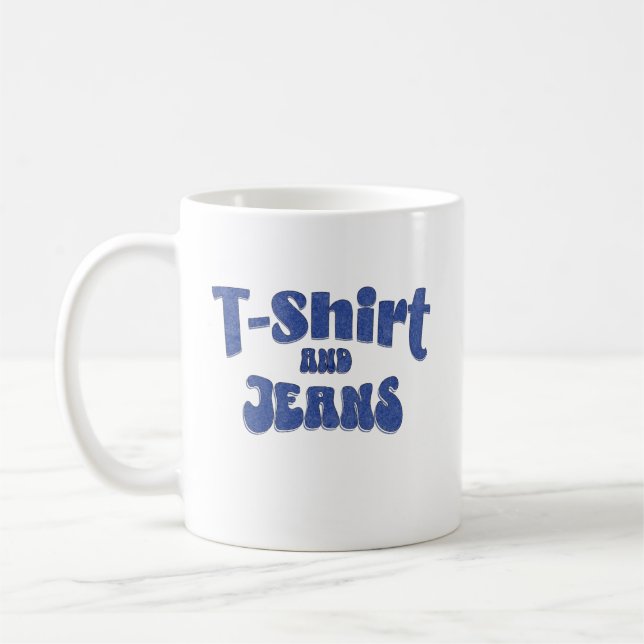 Mug T-shirt et jeans (Gauche)