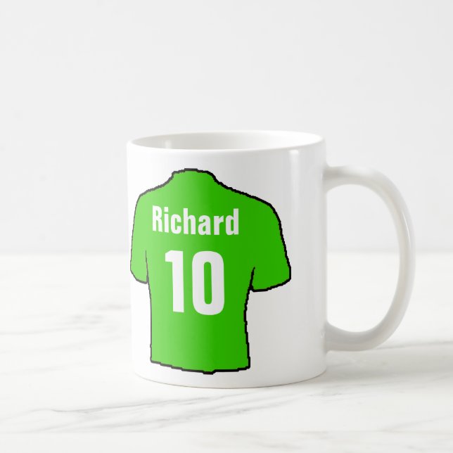 Mug T-shirt fan de football. (Droite)