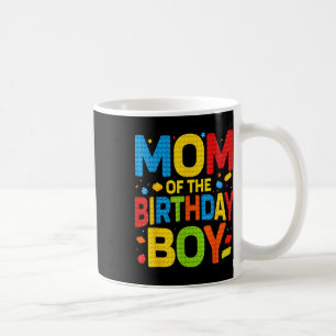 Mug T-shirt fête d'anniversaire maman du garçon du jou