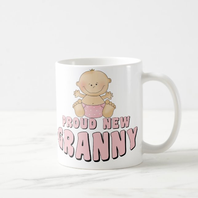 Mug T-shirt fière nouvelle grand-mère (Droite)