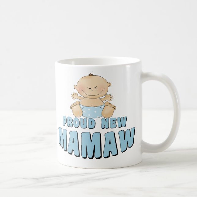 Mug T-shirt fière nouvelle Mamaw (Droite)