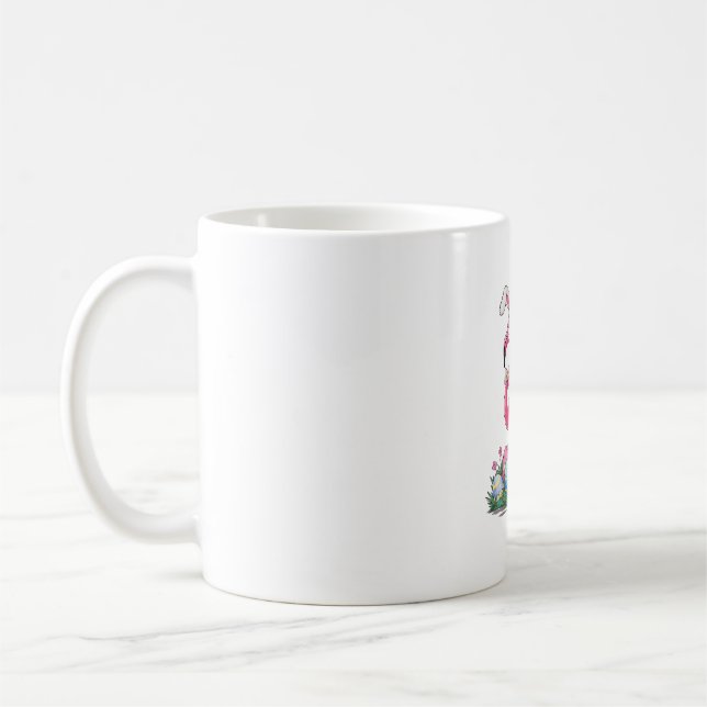 Mug T-Shirt Flamant de Pâques (Gauche)