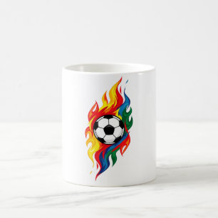 Mug T-Shirt Football Color Splash   Art de football vi