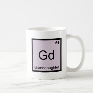 Mug T-shirt Gd - Symbole de l'élément de chimie pour p
