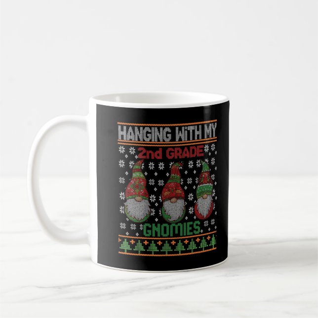 Mug T-shirt Gnomies 2e enseignant de Noël (Gauche)