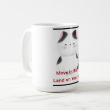 T-shirt graphique avec chat motivant