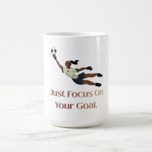 Mug T-shirt graphique inspirant pour gardien de footba