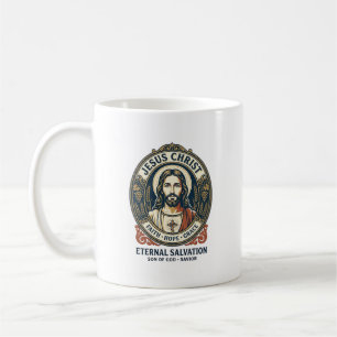 Mug T-shirt graphique pour hommes Jésus Barber Christi