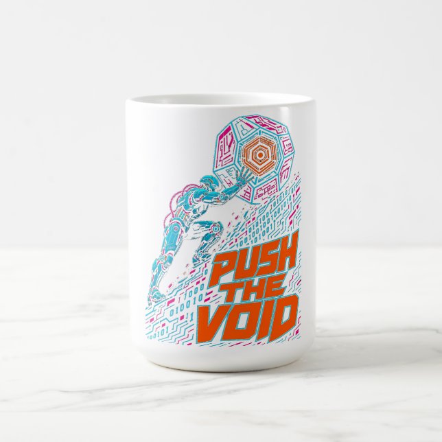 Mug T-shirt graphique pour hommes Push The Void (Centre)