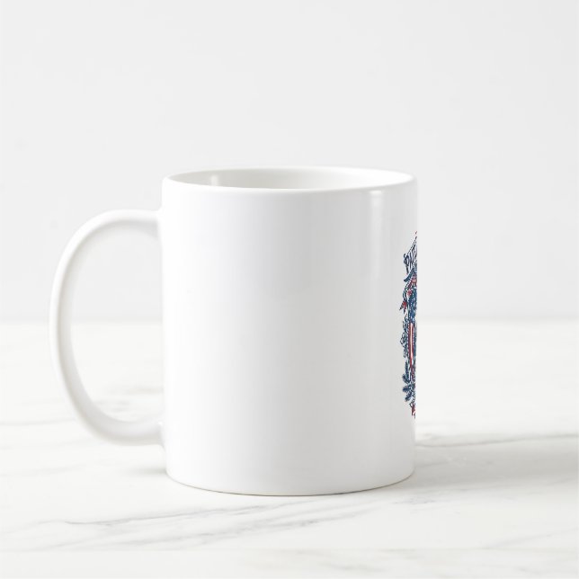 Mug T-shirt graphique vectoriel de l'observateur d'ois (Gauche)