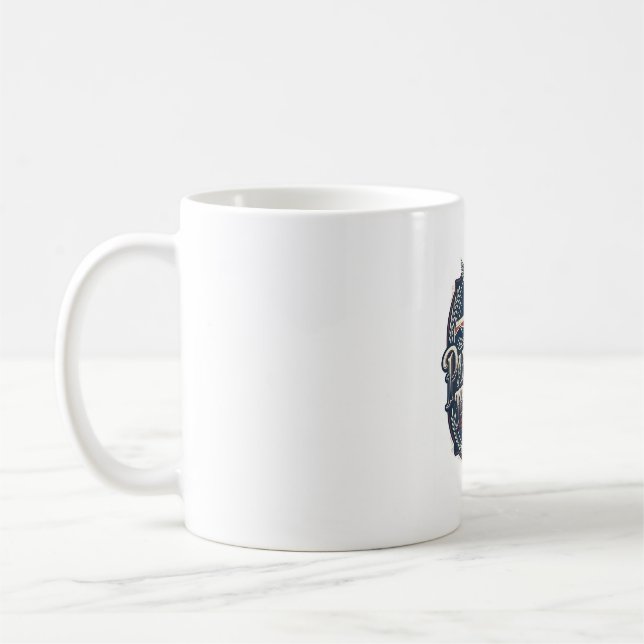 Mug T-shirt graphique vectoriel du patrimoine appalach (Gauche)