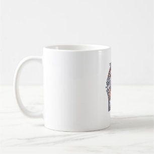 Mug T-Shirt Graphique Vectoriel USA Foi Patriotique Av