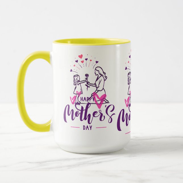 Mug T-shirt Happy Mother day Girf  (Gauche)