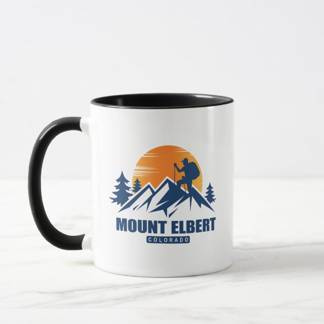 Mug T-shirt Hike du Mont Elbert (Gauche)