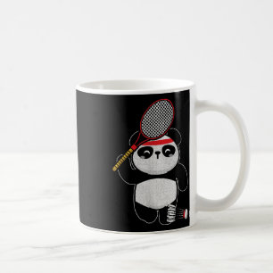 Mug T-shirt humouristique Panda Badminton Sport Badmin