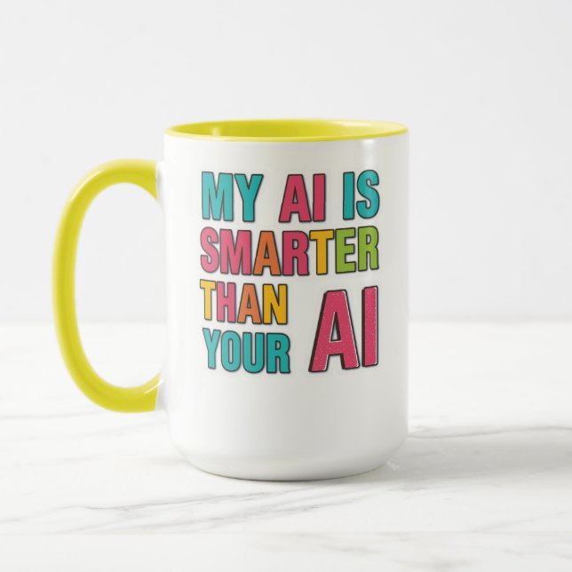 Mug T-shirt intelligence artificielle  (Gauche)