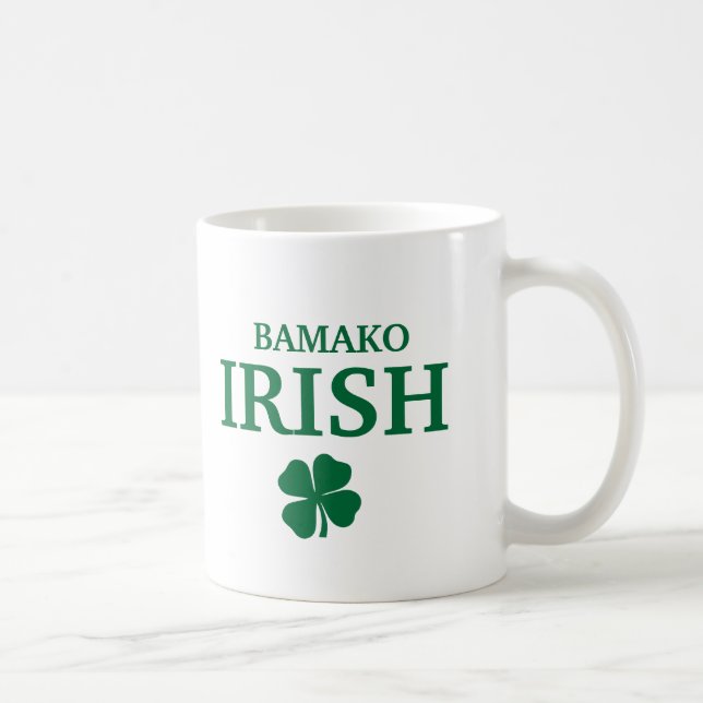 Mug T-shirt irlandais fait sur commande fier de ville (Droite)