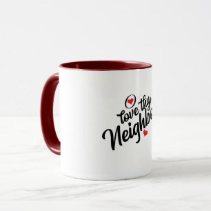 Mug T-shirt J'aime mon prochain