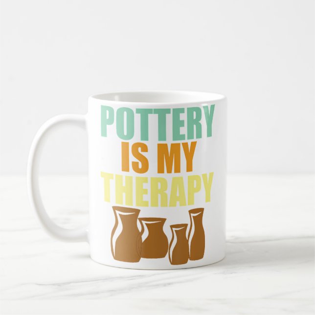 Mug T Shirt La Poterie Est Ma Thérapie (Gauche)