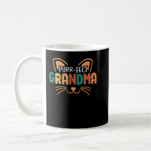 Mug T-Shirt Lover de grand-mère chats Purr-fect