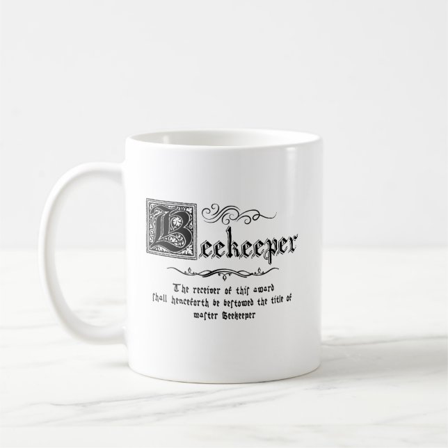 Mug T-shirt maître apiculteur médiéval (Gauche)