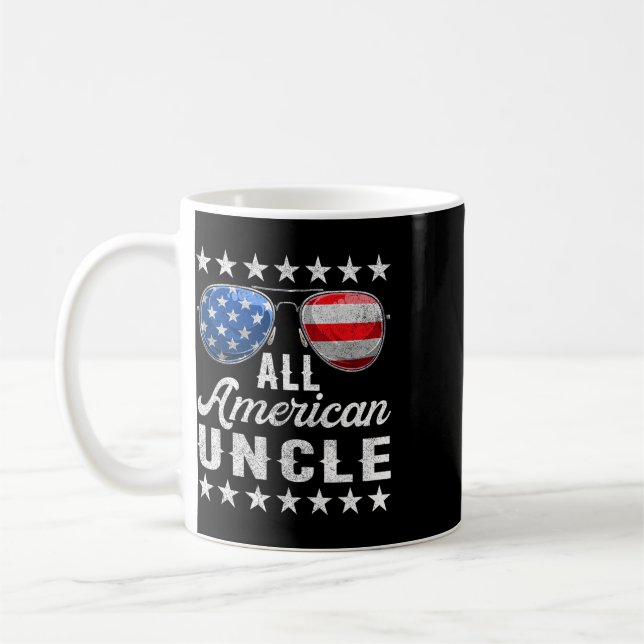 Mug T-shirt Oncle Tout Américain  (Gauche)