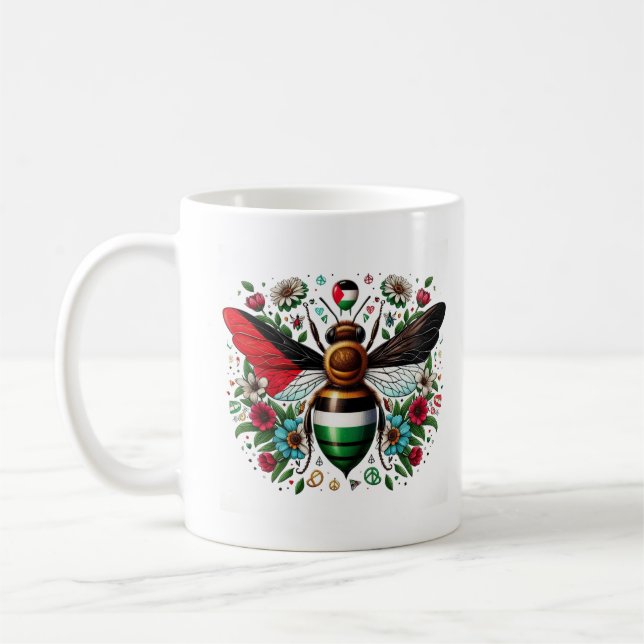 Mug T-shirt PALESTINE GRATUIT (Gauche)