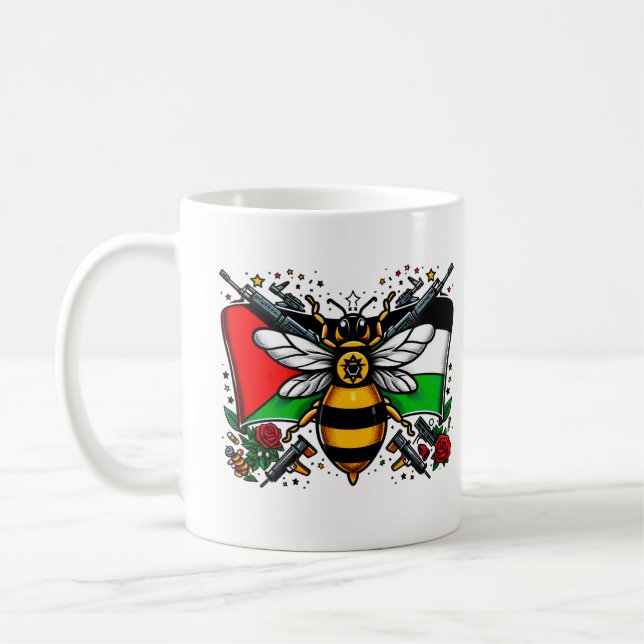 Mug T-shirt PALESTINE GRATUIT (Gauche)