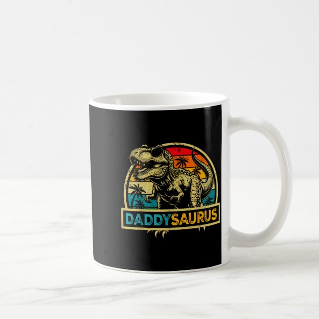 Mug T-shirt Papa Saurus T Rex Dinosaure Papa Saurus Fa (Droite)